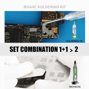 KAISI BGA/IC κιτ πάστας συγκόλλησης KAI-338, 217 °C, 25g & 5cc 2 217 °C