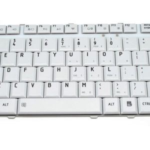 Πληκτρολόγιο για Toshiba Satellite A200/A205/A210 Series, US, λευκό