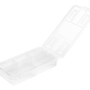 KISTENBERG πλαστική ταμπακιέρα KKNO2010, 6 θέσεων, 180x90x35mm, διάφανη 3 180x90x35mm