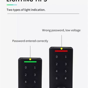 KERONG ηλεκτρικό λουκέτο KR-E9040, συνδυασμού, μαύρο 3 μαύρο