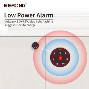 KERONG ηλεκτρικό λουκέτο ασφαλείας KR-Y4621P, συνδυασμού, μαύρο 3 μαύρο