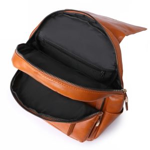 ROXXANI γυναικεία τσάντα πλάτης LBAG-0027, καφέ 4 LBAG 0027 3