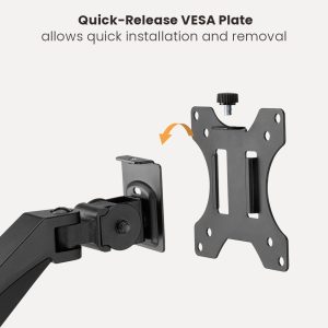 BRATECK βάση γραφείου LDT56-C024 για 2 οθόνες 17"-32", έως 9kg ανά οθόνη 4 LDT56 C024 3