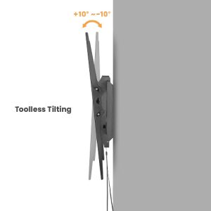 BRATECK επιτοίχια βάση LP73-48T για τηλεόραση 43"-90", έως 80kg 2 έως 80kg