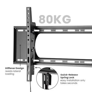BRATECK επιτοίχια βάση LP73-48T για τηλεόραση 43"-90", έως 80kg 3 LP73 48T 2