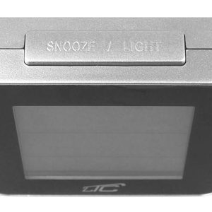 LTC ψηφιακό ρολόι LXSTP04C με ξυπνητήρι & θερμόμετρο, επιτραπέζιο, μαύρο 3 μαύρο