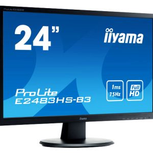 IIYAMA used οθόνη B2480H TN LED, 24" Full HD, VGA/DVI/HDMI, Grade B 1 IIYAMA used οθόνη B2480H TN LED