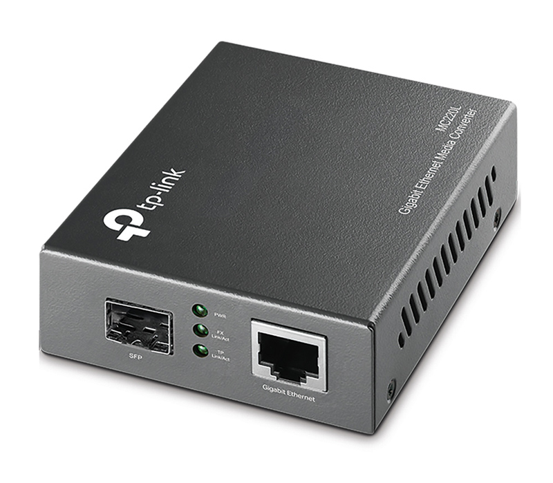 TP-LINK Gigabit SFP Media Converter MC220L TP-LINK Gigabit SFP Media Converter MC220L