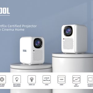 MECOOL smart βιντεοπροβολέας KP2, 1080p FHD, 600 ANSI, Wi-Fi, λευκός 2 1080p FHD