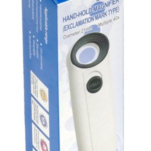 SUNSHINE μεγεθυντικός φακός χειρός MG6B-1B με φωτισμό LED, Φ21mm, 40x 4 MG6B 1B 3