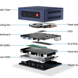 BEELINK mini PC MINI S12, Intel CPU N95, 16GB, 500GB SSD, Windows 11 Pro 3 16GB