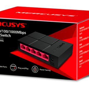 MERCUSYS Desktop Switch MS105G, 5x 10/100/1000 Mbps, Ver. 1 4 MS105G 3
