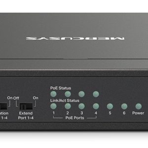 MERCUSYS Desktop Switch MS106LP, 6x 10/100 Mbps, PoE+, Ver. 1.0 3 PoE+