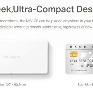 MERCUSYS Desktop Switch MS108, 8x 10/100 Mbps, Ver. 2 3 Ver. 2