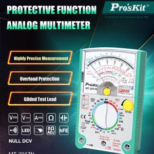 PROSKIT αναλογικό πολύμετρο MT-2017N, DCV, ACV 2 DCV