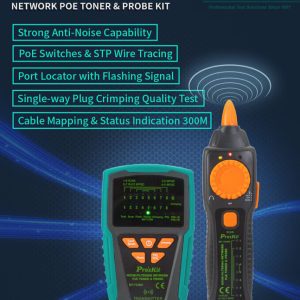 PROSKIT tester καλωδίων δικτύου MT-7029N για RJ45/11/12 2 MT 7029N 1
