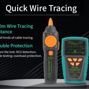 PROSKIT tester καλωδίων δικτύου MT-7029N για RJ45/11/12 3 MT 7029N 2