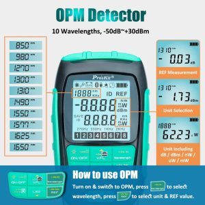 PROSKIT πολύμετρο οπτικών ινών MT-7616, μέτρηση ισχύος & VFL, 30mW 4 MT 7616 3