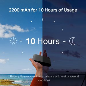 MERCUSYS router MT110, 4G LTE, WiFi 150 Mbps, 2200mAh, Ver. 1.0 3 WiFi 150 Mbps