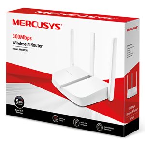 MERCUSYS Wireless N Router MW305R, 300Mbps, 4x 10/100Mbps, Ver. 2 4 Ver. 2