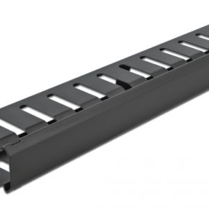 POWERTECH cable management NETW-0028 για rack 19"/1U, μεταλλικό, μαύρο 1 POWERTECH cable management NETW-0028 για rack 19"/1U