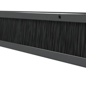 POWERTECH βούρτσα προστασίας για rack NETW-0030, 19"/1U, μεταλλικό, μαύρο 3 μεταλλικό