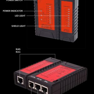 NOYAFA tester καλωδίων δικτύου NF-468PF για PoE RJ45 & RJ11 3 NF 468PF 2