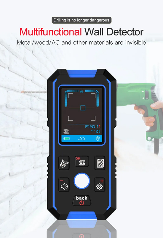 ανιχνεύει μέταλλο/ξύλο/καλώδια ανιχνεύει μέταλλο/ξύλο/καλώδια