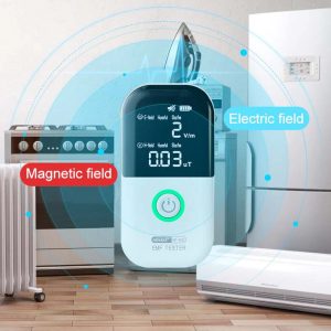 NOYAFA ψηφιακός μετρητής ηλεκτρομαγνητικού πεδίου NF-602, επαναφορτιζόμενος 2 επαναφορτιζόμενος