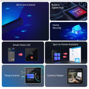 SONOFF smart panel ελέγχου NSPanel Pro, οθόνη αφής, Wi-Fi, Zigbee, μαύρο 4 Zigbee