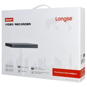LONGSE NVR καταγραφικό NVR3009S1, 4K, H.265/H.264, 9 κανάλια 3 H.265/H.264