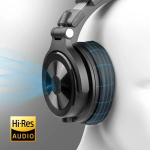 ONEODIO headset Monitor 40, 6.35mm & 3.5mm σύνδεση, Hi-Res, 50mm, μαύρο 4 50mm