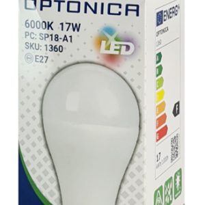 OPTONICA LED λάμπα A60 1360, 17W, 6000K, E27, 1710lm 3 6000K