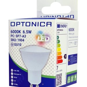 OPTONICA LED λάμπα spot 1904, 6.5W, 6000K, GU10, 550lm 3 6000K