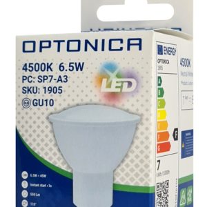 OPTONICA LED λάμπα spot 1905, 6.5W, 4500K, GU10, 550lm 3 4500K