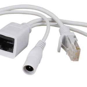 PULSAR σετ μετατροπείς PoE τύπου RJ45 και 2.1/5.5 P-POE1, λευκό 1 PULSAR σετ μετατροπείς PoE τύπου RJ45 και 2.1/5.5 P-POE1