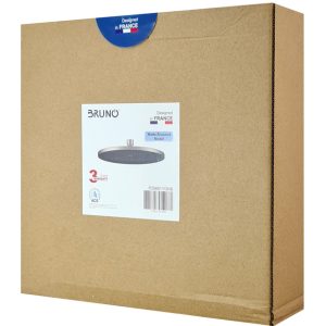 BRUNO κεφαλή ντους P25651YGNB, στρογγυλή, Φ 25.5cm, ασημί 4 ασημί