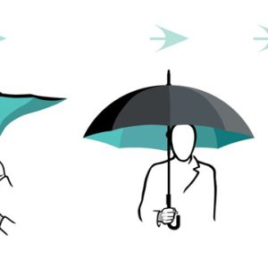 Ομπρέλα αντίστροφης δίπλωσης PB24-022 με αντιολισθητική λαβή, μπλε 3 PB24 022 BL 2