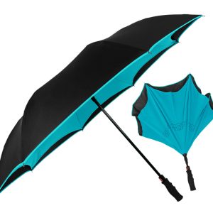 Ομπρέλα αντίστροφης δίπλωσης PB24-022 με αντιολισθητική λαβή, μπλε 1 Ομπρέλα αντίστροφης δίπλωσης PB24-022 με αντιολισθητική λαβή