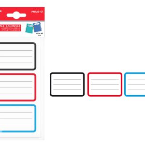 MP αυτοκόλλητες ετικέτες τετραδίων PN125-01