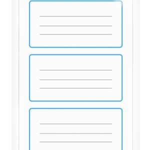 MP αυτοκόλλητες ετικέτες τετραδίων PN125-02