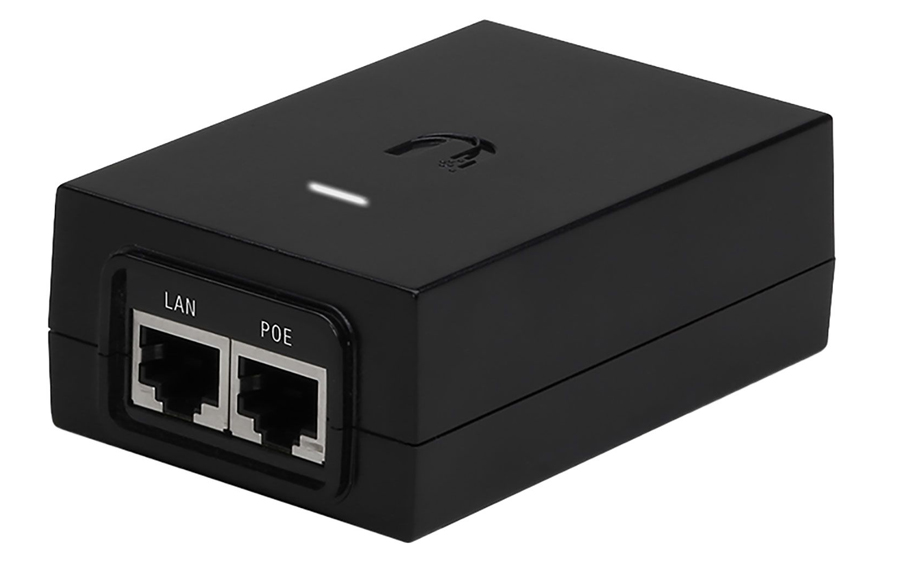 UBIQUITI Gigabit PoE adapter POE-48-24W-G με power cable UBIQUITI Gigabit PoE adapter POE-48-24W-G με power cable