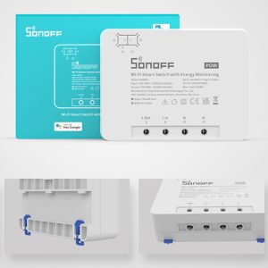 SONOFF smart διακόπτης παρακολούθησης ισχύος POWR3, WiFi, 25A, λευκός 3 25A