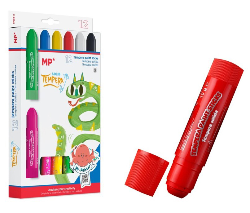 MP τέμπερες ζωγραφικής σε στικ PP204-12 MP τέμπερες ζωγραφικής σε στικ PP204-12