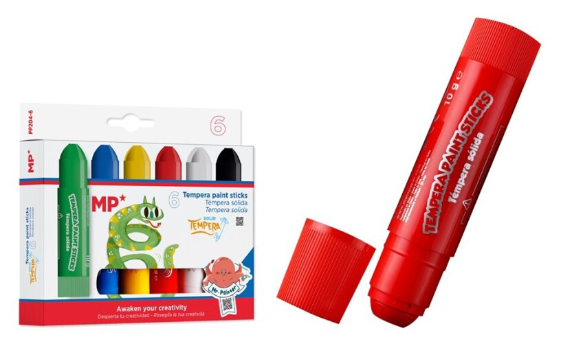 MP τέμπερες ζωγραφικής σε στικ PP204-6 MP τέμπερες ζωγραφικής σε στικ PP204-6