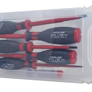 PROLINE σετ κατσαβίδια ηλεκτρολόγου 10510, με μόνωση 1000V, 6τμχ 2 με μόνωση 1000V