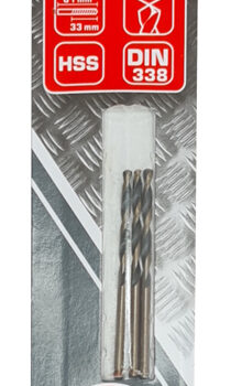 PROLINE σετ τρυπάνια για σίδηρο HSS 79030K, 3mm, DIN 338, 3τμχ 2 3mm