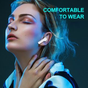 POWERTECH earphones με θήκη φόρτισης Soul, TWS, ANC, 45/400mAh, λευκά 4 45/400mAh