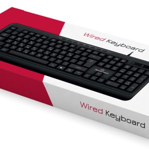 POWERTECH πληκτρολόγιο PT-1066, ενσύρματο, multimedia, EN/GR, μαύρο 3 multimedia