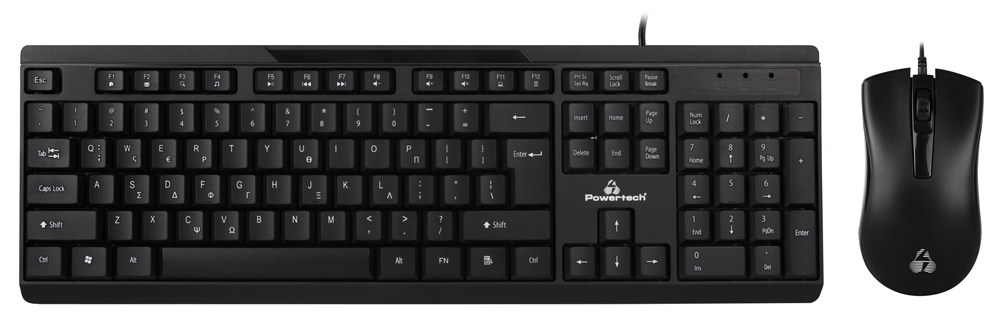 POWERTECH set ποντίκι & πληκτρολόγιο PT-1068 POWERTECH set ποντίκι & πληκτρολόγιο PT-1068